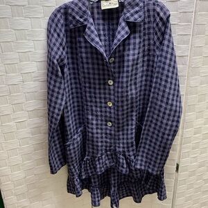 Goddess Gear Linen Tunic Top Sz S